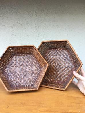 Two Hexagon Baskets