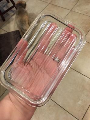 Pyrex 502 Lid - Chip On Inside