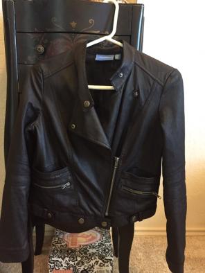 Pleather Zipper Jacket