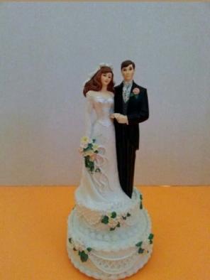 Wilton Wedding Cake Topper Black Tuxedo