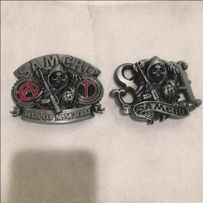2 pcs Samcro Son of Anarchy Belt Buckle