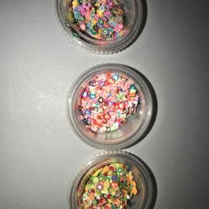 Fruit, heart, and flower pcs for slime