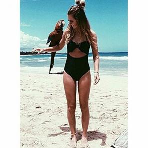 Free Ship L Minimal Black High Waist
