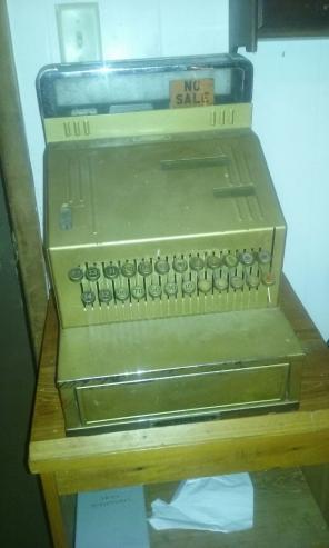 Antique cash register