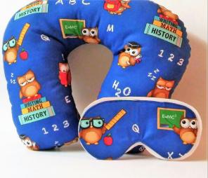 Wise Owl Neck Pillow Set