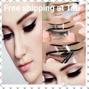 2pcs eyecat Smokey eyeliner stencil tool