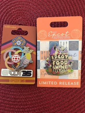 Disney Pin Figment Epcot Pins