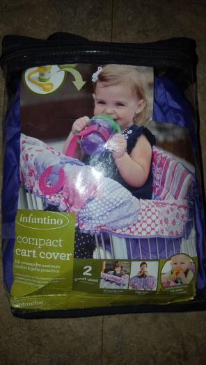 Infantino girl shopping cart cover.