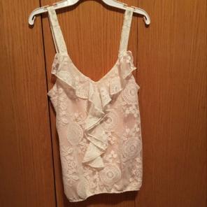White Lacy Tank Top