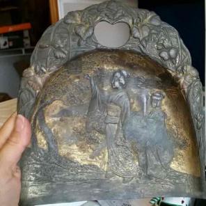 Antique Japanese crumb tray