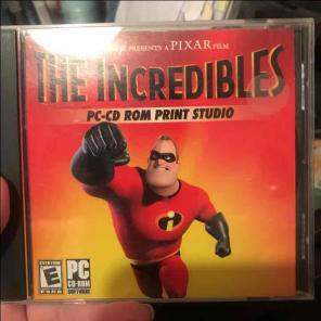 The incredibles pc-cd rom print studio