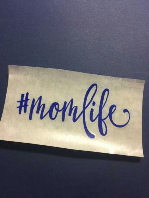 Momlife yeti decal