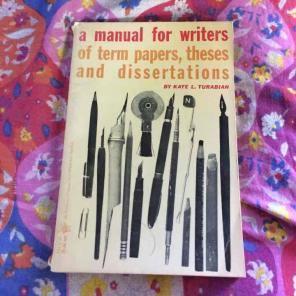 A manual for writers by Kate L. Turabian