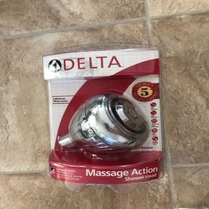 Delta Chrome Massage Shower Head