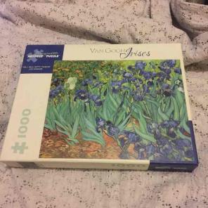 Van Gogh Irises painting Puzzle, 1000 pc