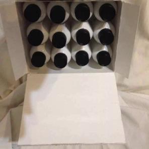 Box Of 12 White Bottles 2-ounces