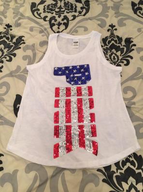 Victoria's Secret PINK Sequined Tank Top