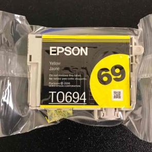 Brand New Epson 69 Yellow Ink T0694