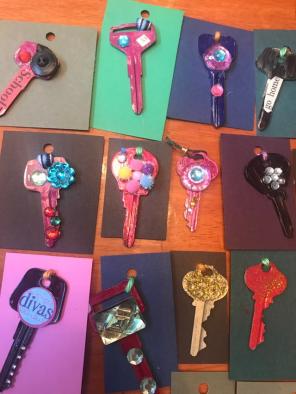 Embellished Vintage Keys