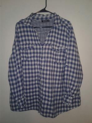 a.n.a long sleeve flannel shirt