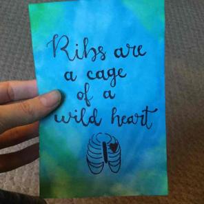 Sabrina Carpenter handmade lyric art