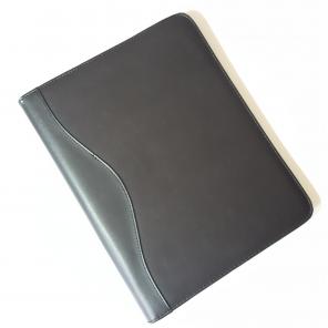 Slim professional faux leather padfolio