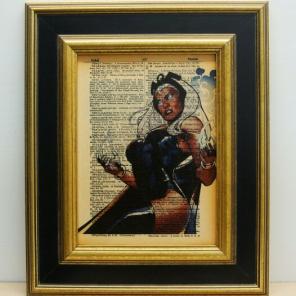 Storm print vintage dictionary page