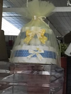 2 Tier Boy Or Girl Diaper Cake