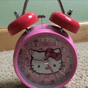 Hello Kitty alarm clock