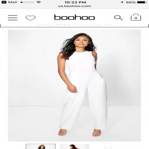 Lucy Round Neck Textured Jumpsuit