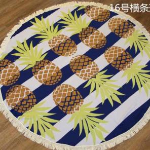 Pineapple fruit beach towell