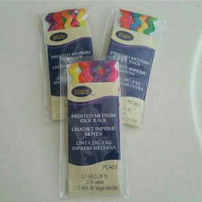 New Tie Dye Rick Rack (3packs)
