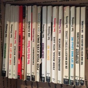 Box Of James Bond Paperback Books