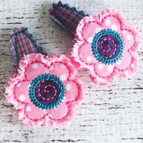 Flower Hair Clips Barrettes
