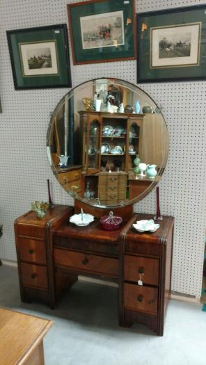 1930s waterfall style vanity.