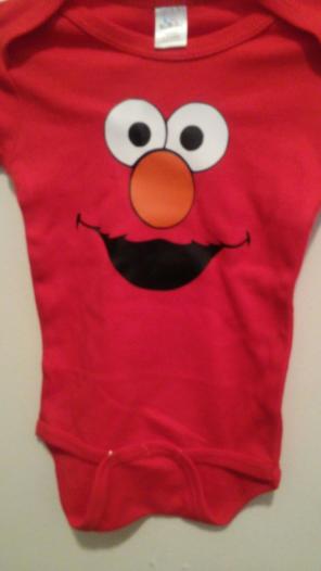 reserved elmo face onesie