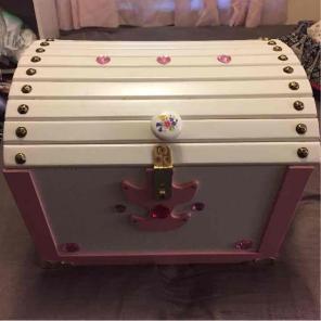 Handmade wooden chest