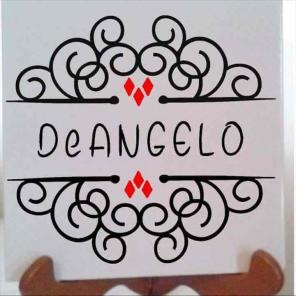 Sir Name Filigree Ceramic Tile