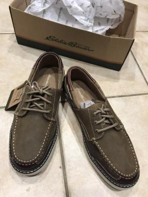 New Eddie Bauer Men Shoes Sz 10 1/2 Brow
