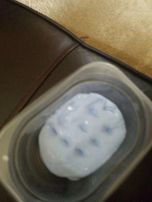 Amazing, stretchy, blue fluffy slime!!