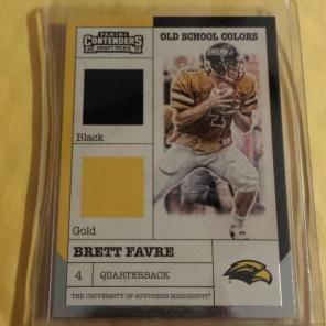 2017 Packers HOF Brett Favre insert