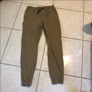 Men's khaki joggers