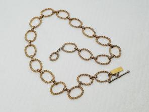 The Limited Metal Ring Link Chain Belt