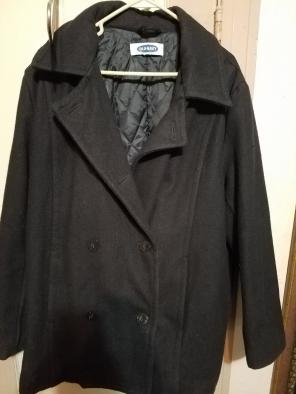 Mens Old navy Pea Wool Coat
