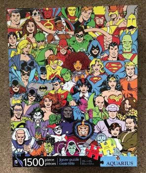 Retro Superheroes Villains 1500pc Puzzle