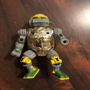Vintage TMNT metal head figure