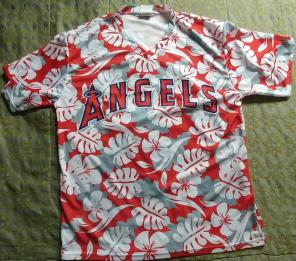 Los Angeles Angels Hawaain Shirt XL