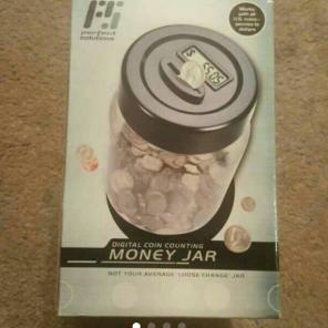 Counting money jar