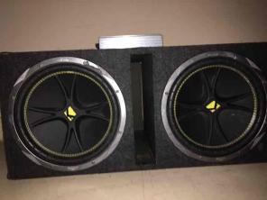 2 12" kenwood subwoofers