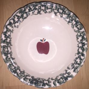 Country Style Apple China Bowl